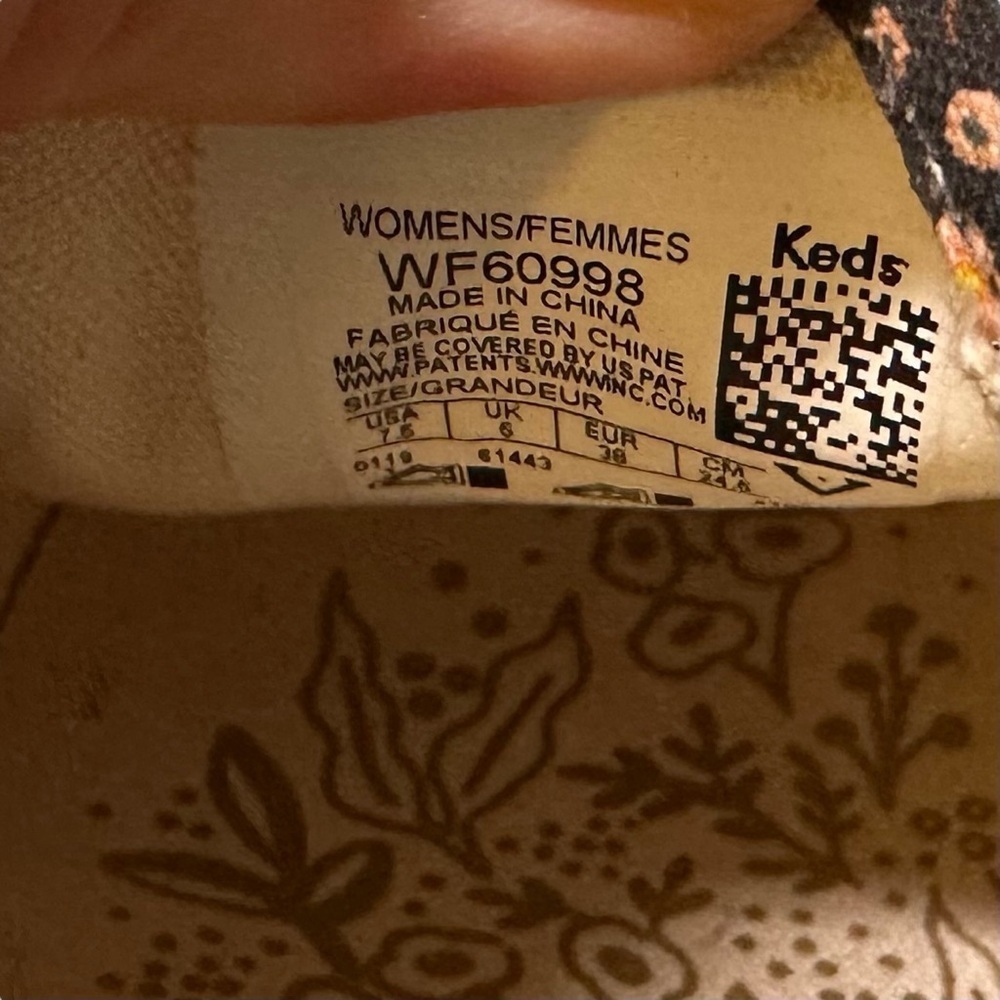 Keds X Rifle Paper Co. Triple Decker Slip-On - Picture 10 of 11